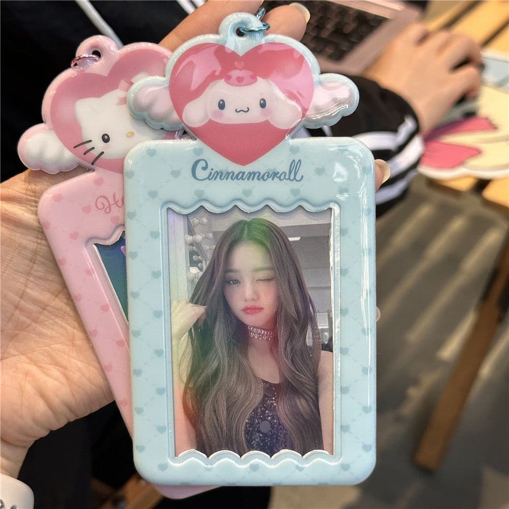 จี้ PVC รูปหัวใจน่ารัก ขนาด 10 ซม. สําหรับใส่บัตรอาหาร โฟโต้การ์ด รูปที่ 9