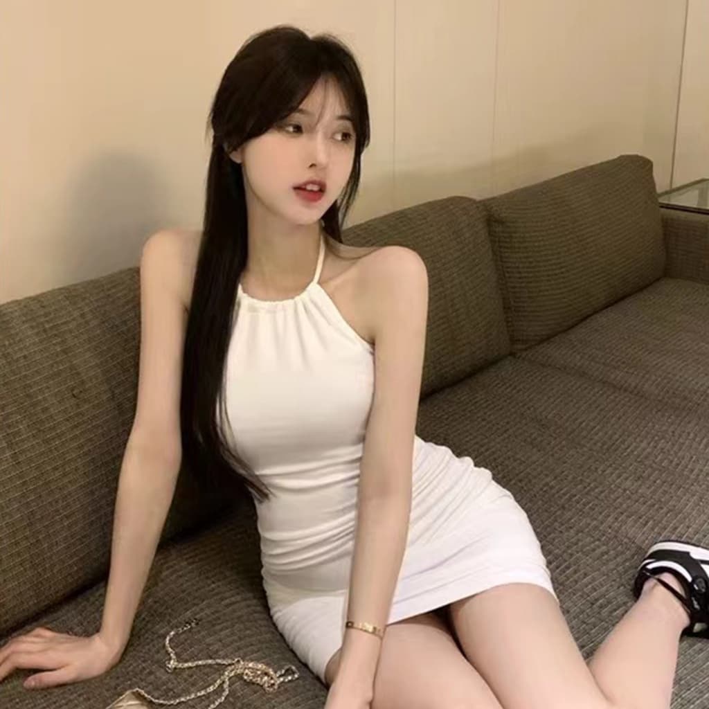 มินิเดรสสุดแซ่บ งานโชว์หลังพร้อมสายคล้องคอ ชุดเดรสรัดรูป รูปที่ 5