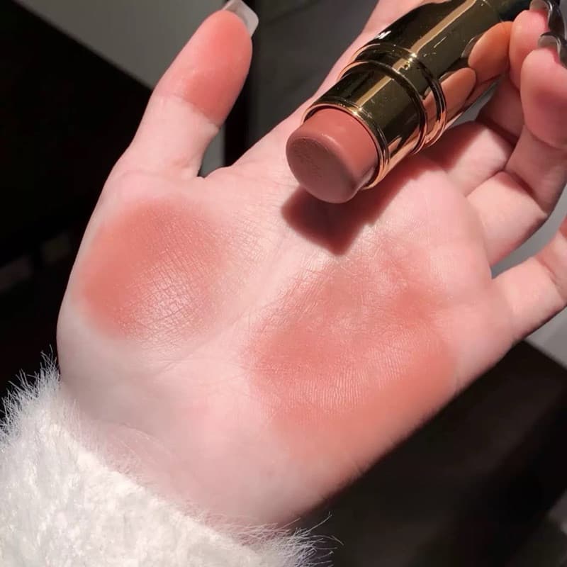 O-08Kakashow Blush Stick บรัชออน แบบแท่งสองหัว พร้อมฟองน้ำไว้คอนทัว กันน้ำ ติดทนนาน ดูเป็นธรรมชาติ รูปที่ 9