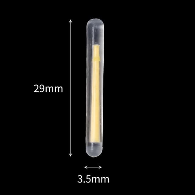 Brightsun ใหม่ แท่งไฟเรืองแสงในที่มืด 2.2-4.5 มม. สําหรับตกปลากลางคืน 50 ชิ้น ต่อล็อต รูปที่ 9