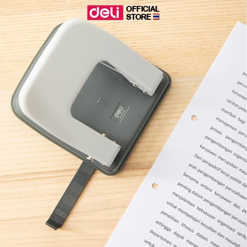 เครื่องเจาะกระดาษ Deli ตุ๊ดตู่ ที่เจาะกระดาษ ตาไก่ 2 เข้ารูปเล่ม เจาะกระดาษ อุปกรณ์สำนักงาน รูปที่ 3