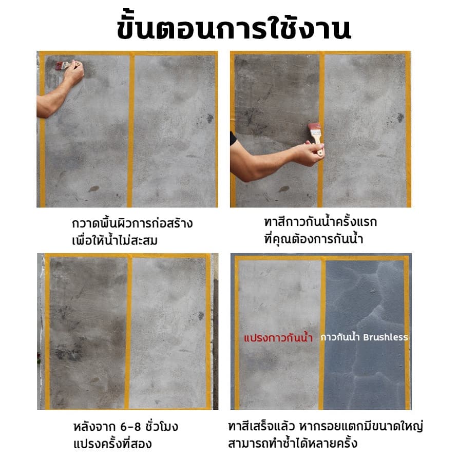 กันน้ำ1000ปีไม่รั่วกาวกันซึมแบบใส กาวใสกันน้ำซึม ซ่อมแซมรอยแตกของหลังคา ผนัง ห้องน้ำ ท่อน้ำ เหล็ก ท่อรั่ว โถส้วมรั่ว รูปที่ 8