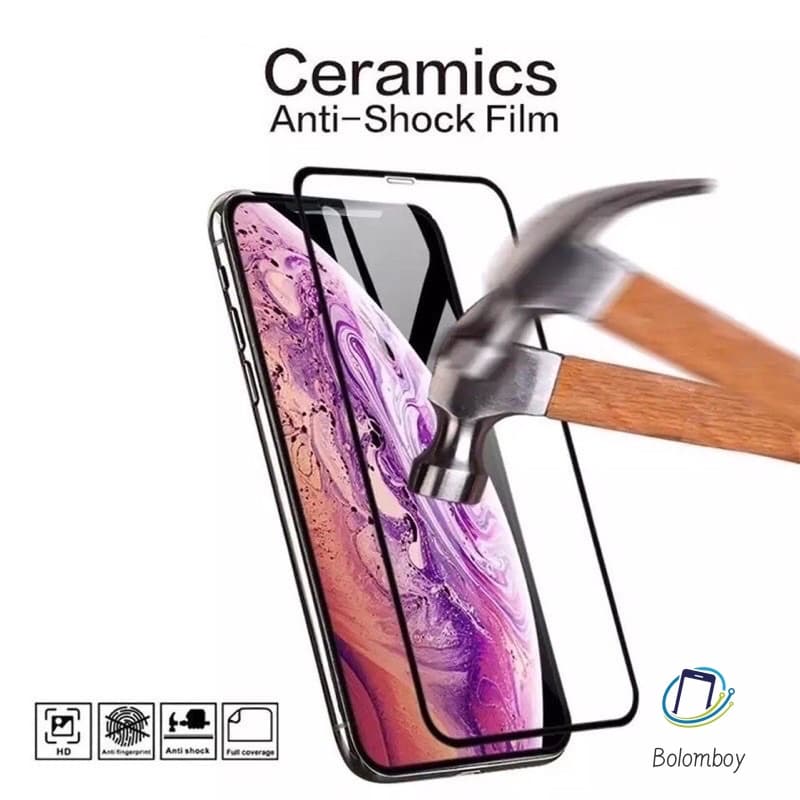 ฟิล์มเซรามิก แบบด้าน/ใส ตกไม่แตก บิดได้งอได้ สำหรับ 15 15 Pro 14 Pro Max 13 Pro 12 Pro 11 Pro Max 11 XS Max/XR/X/8/7/6 รูปที่ 7