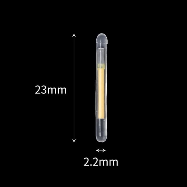 Brightsun ใหม่ แท่งไฟเรืองแสงในที่มืด 2.2-4.5 มม. สําหรับตกปลากลางคืน 50 ชิ้น ต่อล็อต รูปที่ 8