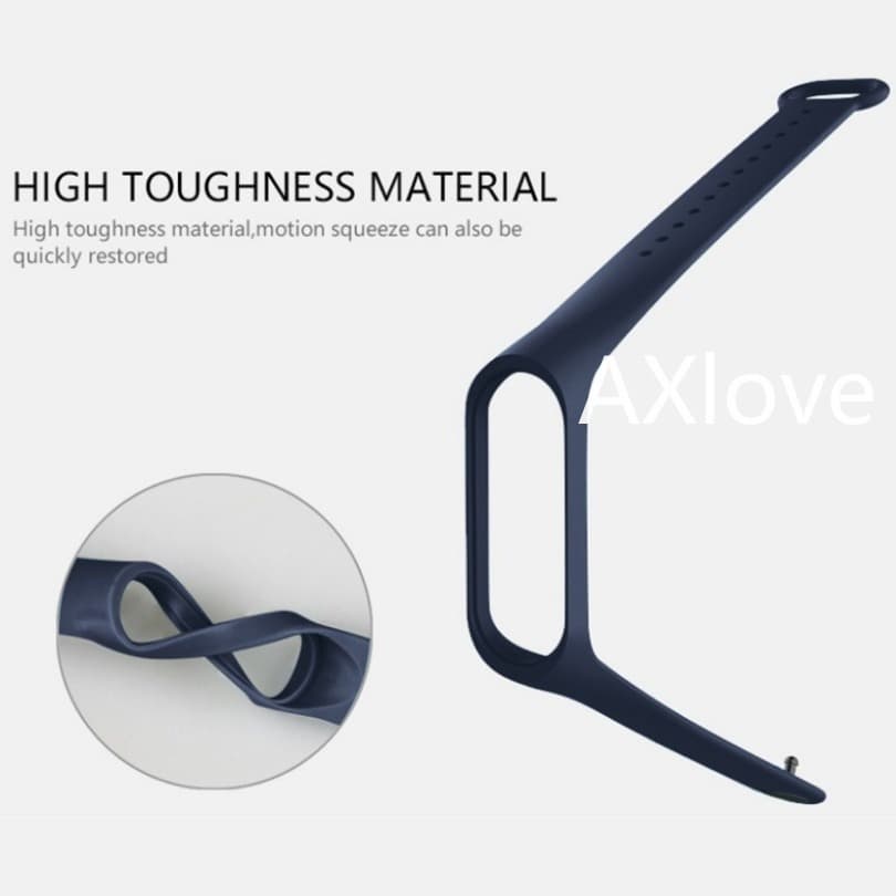สายนาฬิกาข้อมือ ซิลิโคน โพลีโครเมี่ยม อุปกรณ์เสริม สําหรับ Xiaomi Mi Band 7 6 5 4 3 MiBand 3/4 Band5 Band6 รูปที่ 7