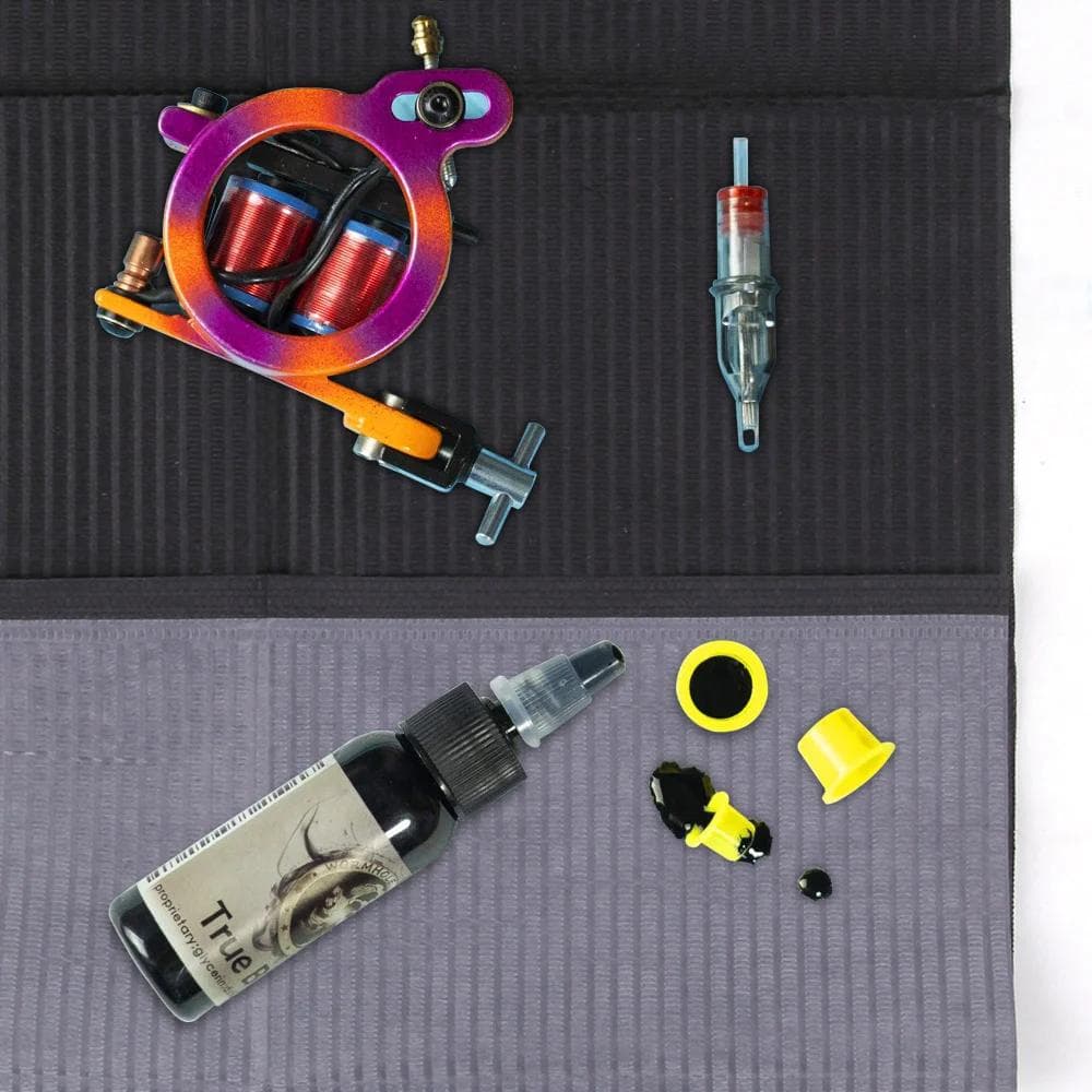 แผ่นกระดาษรองโต๊ะ สองชั้น กันน้ํา แบบใช้แล้วทิ้ง สําหรับสัก 5 10 20 25 ชิ้น รูปที่ 5