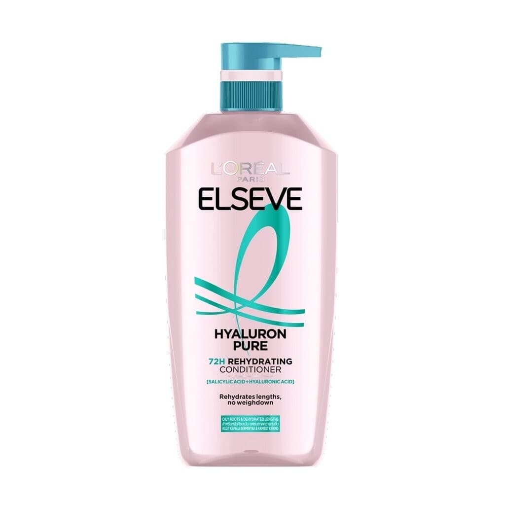L'Oreal Paris ลอรีอัล ปารีส เอลแซฟ คอนดิชั่นเนอร์ ไฮยาลูรอน เพียว 72เอช รีไฮเดรติ้ง 375 มล. รูปที่ 2