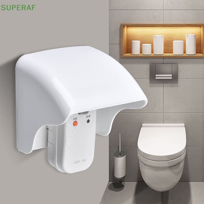 SUPERAF กล่องกันน้ําสากล ผนังโปร่งใส ซ็อกเก็ตไฟฟ้า ฝาครอบ Protector ฝาครอบป้องกันกลางแจ้ง HOT รูปที่ 1
