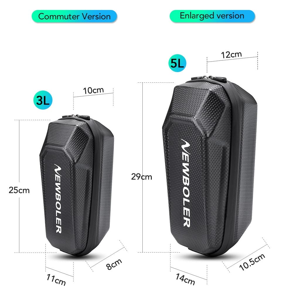 Newboler กระเป๋าจักรยานไฟฟ้า แบบแข็ง กันน้ํา ปลดเร็ว 3 ลิตร 5 ลิตร รูปที่ 2