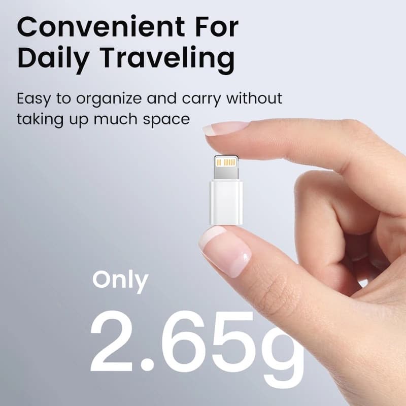 อะแดปเตอร์แปลง USB C เป็น Light OTG สําหรับ lOS ตัวผู้ เป็น Type C ตัวเมีย ชาร์จเร็ว รูปที่ 6