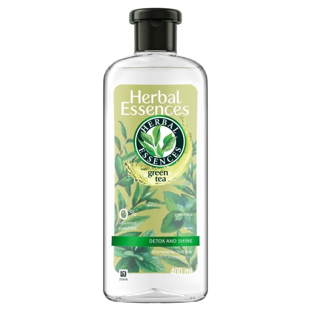 Herbal Essence เฮอร์บัล เอสเซนส์ แชมพู กรีน ที มิ้นท์ ดีทอกซ์ แอนด์ ชายน์ 400 มล. รูปที่ 2