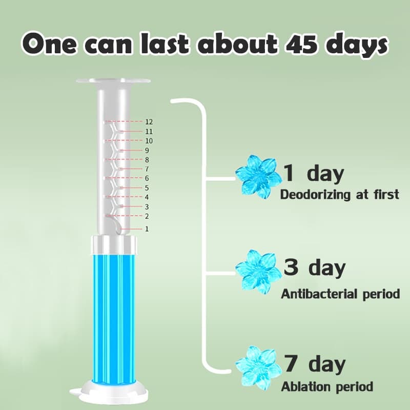 เจลดับกลิ่นชักโครก Toilet Gel Cleaner เจลหอม ดับกลิ่นห้องน้ำ เจลทำความสะอาด เจลลดคราบ ชักโครก ห้องน้ำ น้ำยาทำความสะอาด รูปที่ 7