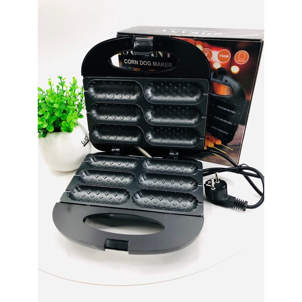 เครื่องทำวาฟเฟิล เครื่องทำวาฟเฟิลไส้กรอก 750W วาฟเฟิลไส้กรอก วาฟเฟิลฮอทดอก เครื่องทำฮอทดอก เตาวาฟเฟิลไส้กรอก รูปที่ 6