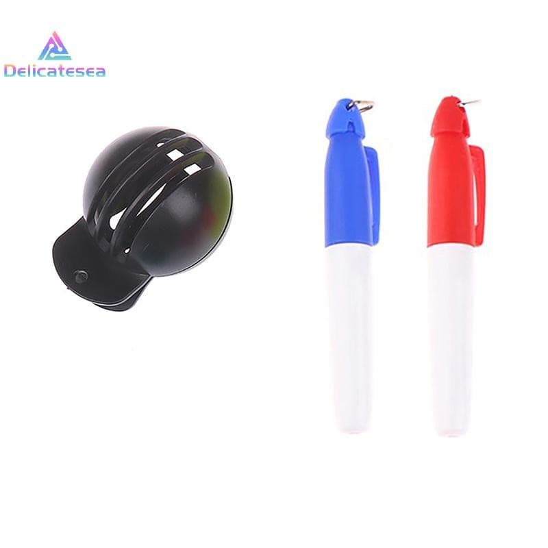 1 ชุด Golf Marker เครื่องมือมือพร้อมปากกา Golfing Marker เครื่องมือชุดจัดตําแหน่งพร้อมปากกามาร์กเกอร์ลูกกอล์ฟวาดสายเครื่องมือใหม่ รูปที่ 6