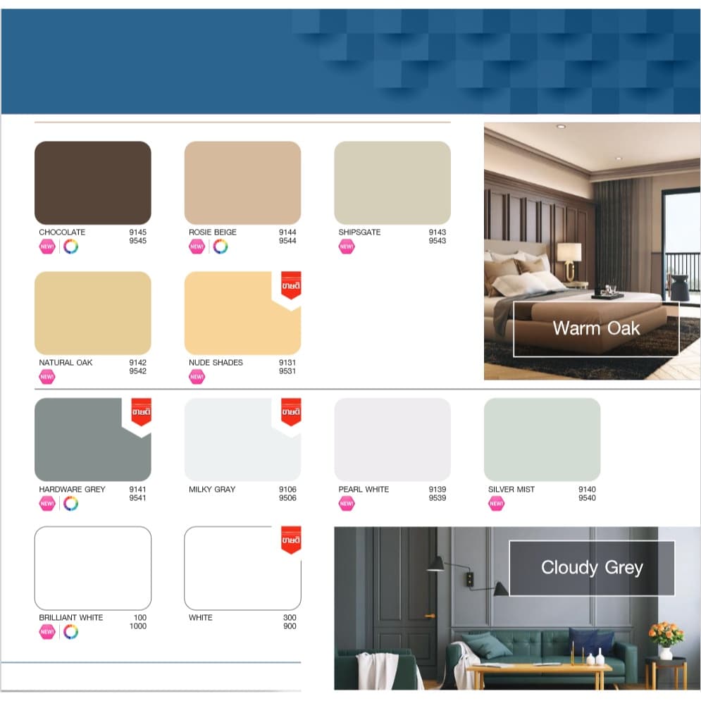 Nipponpaint Junior 99 Exterior Matt สีน้ำภายนอกและภายใน จูเนียร์ 99 ชนิด ด้าน ขนาด 3.5 ลิตร รูปที่ 8