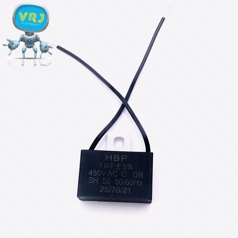 Capacitor 450VAC 1~18UF/แบบเหลี่ยม มีสาย 2 สาย แคปพัดลม ปั๊มน้ำ มอเตอร์แคปรัน แคปสี่เหลี่ยม คาปาซิเตอร์รัน รูปที่ 4