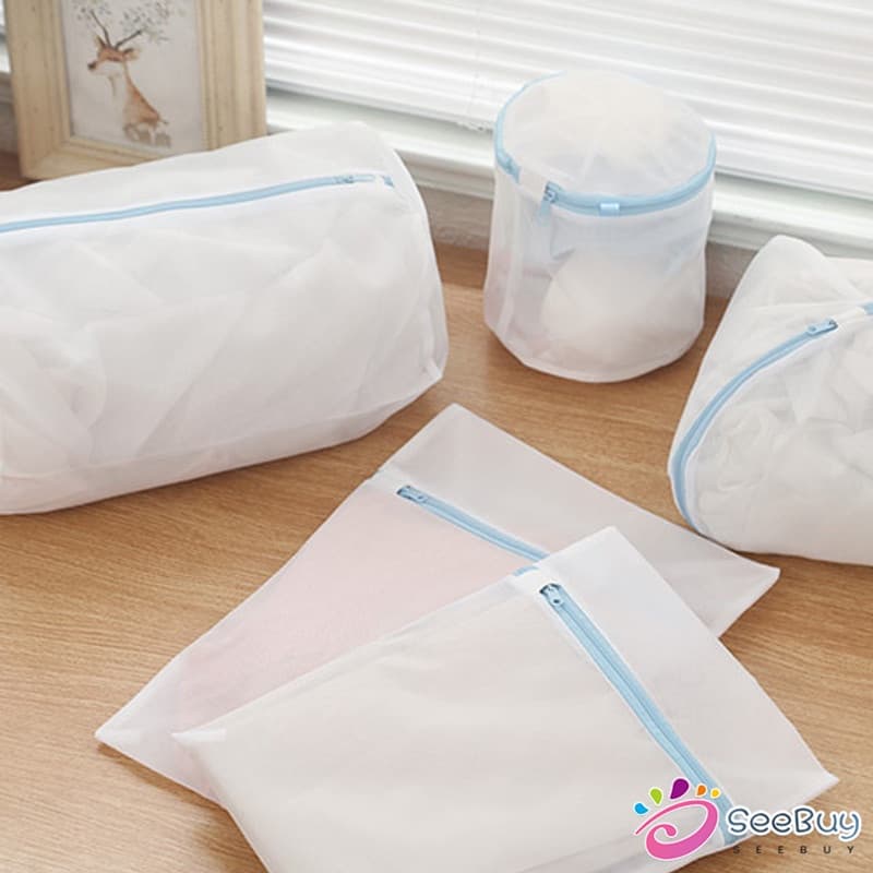 SUY ถุงซักผ้า เนื้อละเอียด ถุงซักถนอมผ้า laundry bag รูปที่ 8