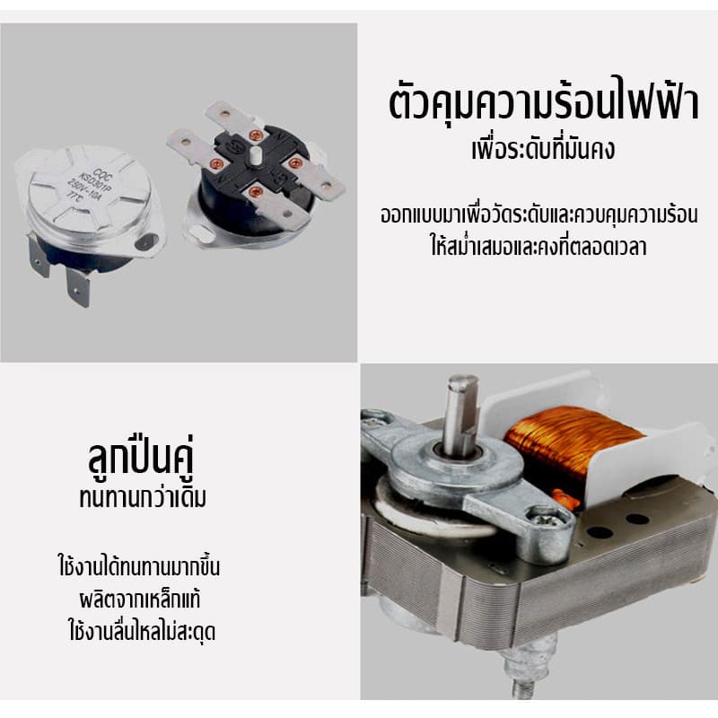 เครื่องอบผลไม้ จุได้เยอะ 5-12 ชั้น Food Dryers ตู้อบผลไม้แห้ง ปรับความร้อนได้ เตาอบลมร้อน ตู้อบแห้ง รูปที่ 5