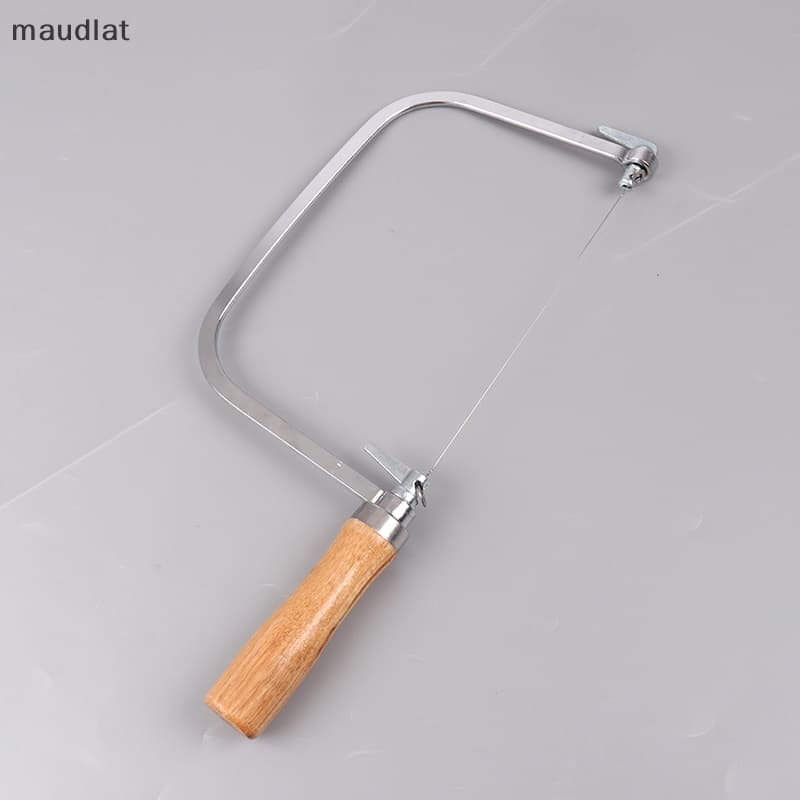 Maud เลื่อยตัดสาย สเตนเลส พร้อมสาย 2 สาย สําหรับสบู่แว็กซ์ Diy EN รูปที่ 1
