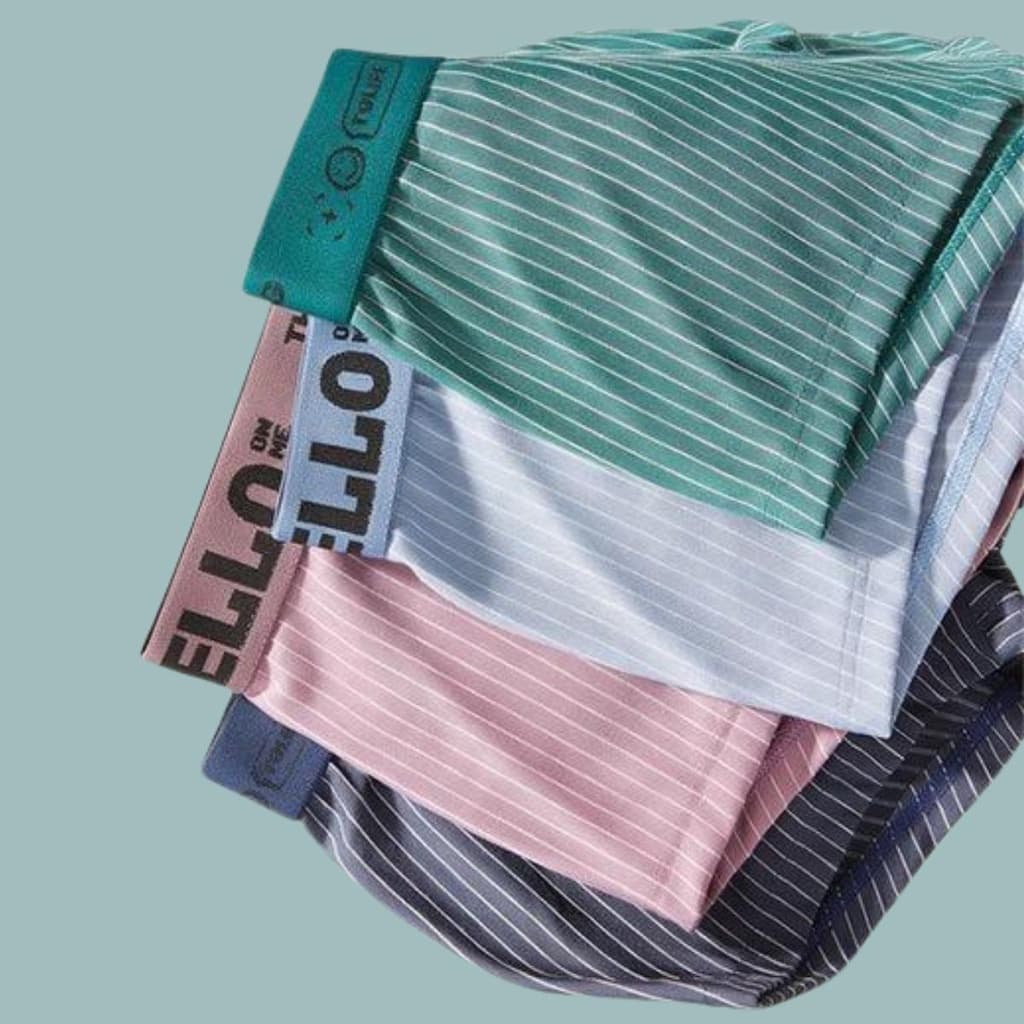 กางเกงในบ็อกเซอร์ Boxer Trunks เนื้อผ้านิ่ม สวมใส่สบาย ระบายอากาศได้ดี Size L-4XL รูปที่ 3