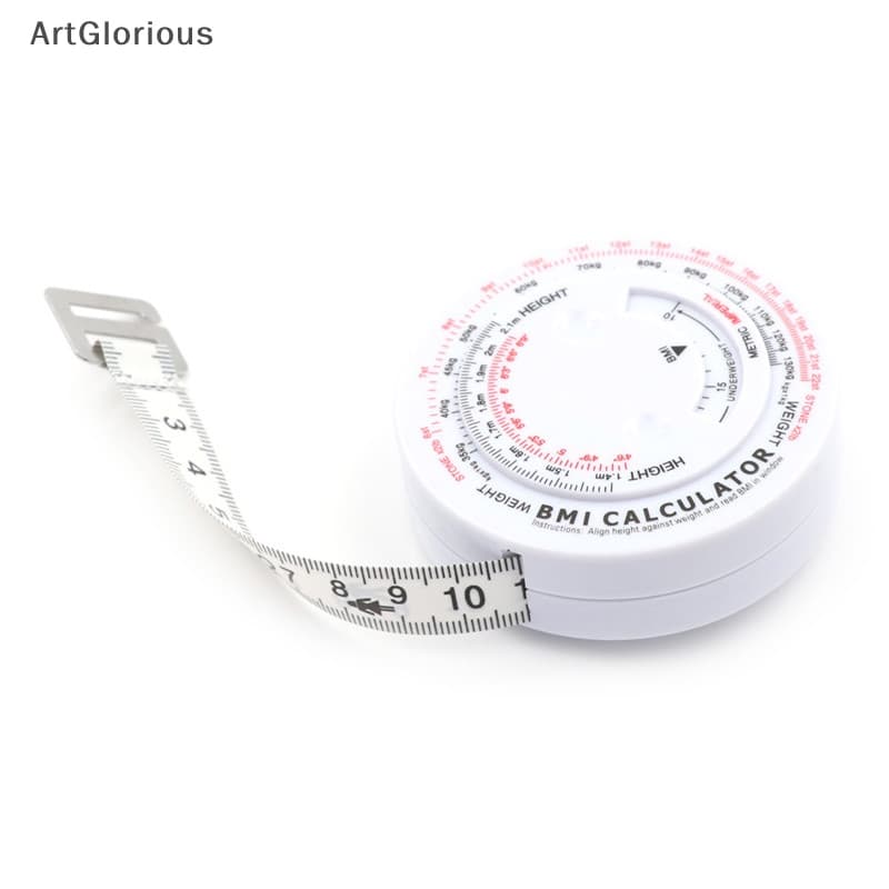 Art BMI Body Mass เทปแบบพับเก็บได้ 150 ซม.วัดเครื่องคิดเลข Diet ลดน้ําหนักเทปวัดเครื่องมือ N รูปที่ 5