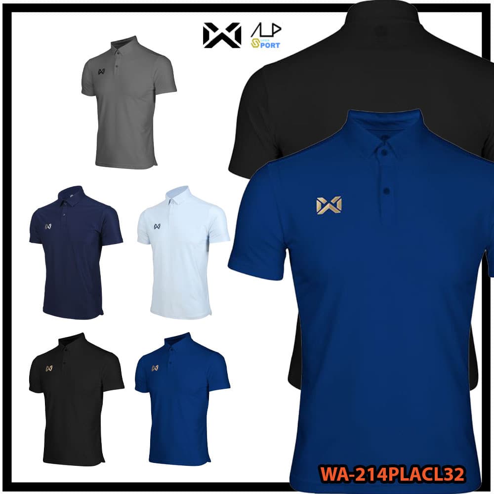 ลดโหดเหมือนโกรธใคร! เสื้อโปโล warrix วอริกซ์ รุ่น PREMIUM POLO WA-214PLACL32 S2 แท้ 100 รูปที่ 1