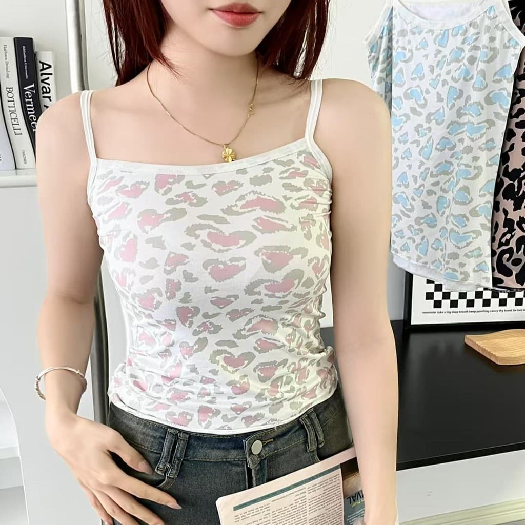 #420 เสื้อสายเดี่ยว เสื้อกล้าม สายเดี่ยว Cotton นุ่ม บาง ทอไร้ตะเข็บข้าง ใส่สบาย ระบายอากาศ สินค้า รูปที่ 3
