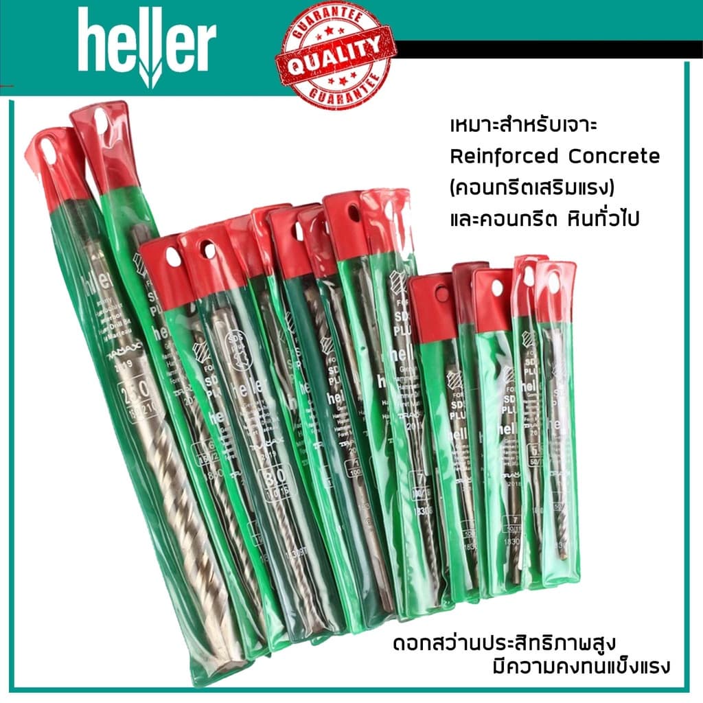 ดอกสว่านโรตารี่ Haller เจาะปูน เจาะเร็วและทรงประสิทธิภาพสูงสุด ไม่ใช่แค่งานคอนกรีต รูปที่ 4