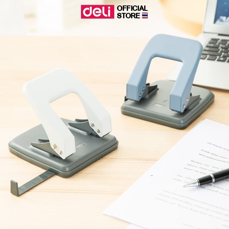 เครื่องเจาะกระดาษ Deli ตุ๊ดตู่ ที่เจาะกระดาษ ตาไก่ 2 เข้ารูปเล่ม เจาะกระดาษ อุปกรณ์สำนักงาน รูปที่ 1