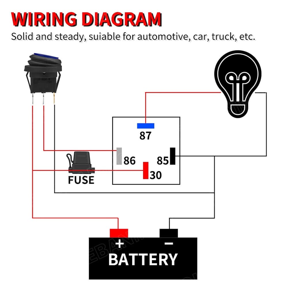 JD1912-W12V รีเลย์ 12VDC 4ขา NO รีเลย์รถยนต์ 4P รีเลย์มอเตอร์ไซค์ กันน้ำ 12V DC 40A RELAY 4 PIN WATERPROOF ส... รูปที่ 8