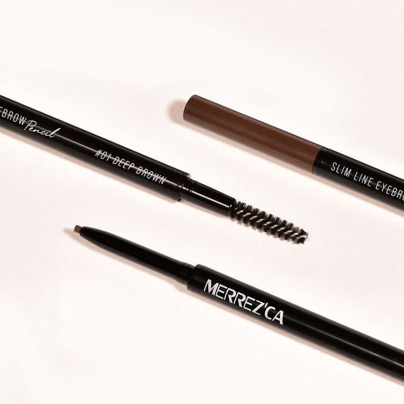 Merrezca Slim Line Eyebrow Pencil 0.05g เมอร์เรซกา ดินสอเขียนคิ้วเนื้อนุ่มลื่น. รูปที่ 6