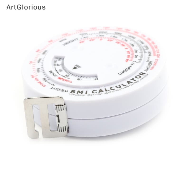 Art BMI Body Mass เทปแบบพับเก็บได้ 150 ซม.วัดเครื่องคิดเลข Diet ลดน้ําหนักเทปวัดเครื่องมือ N รูปที่ 2