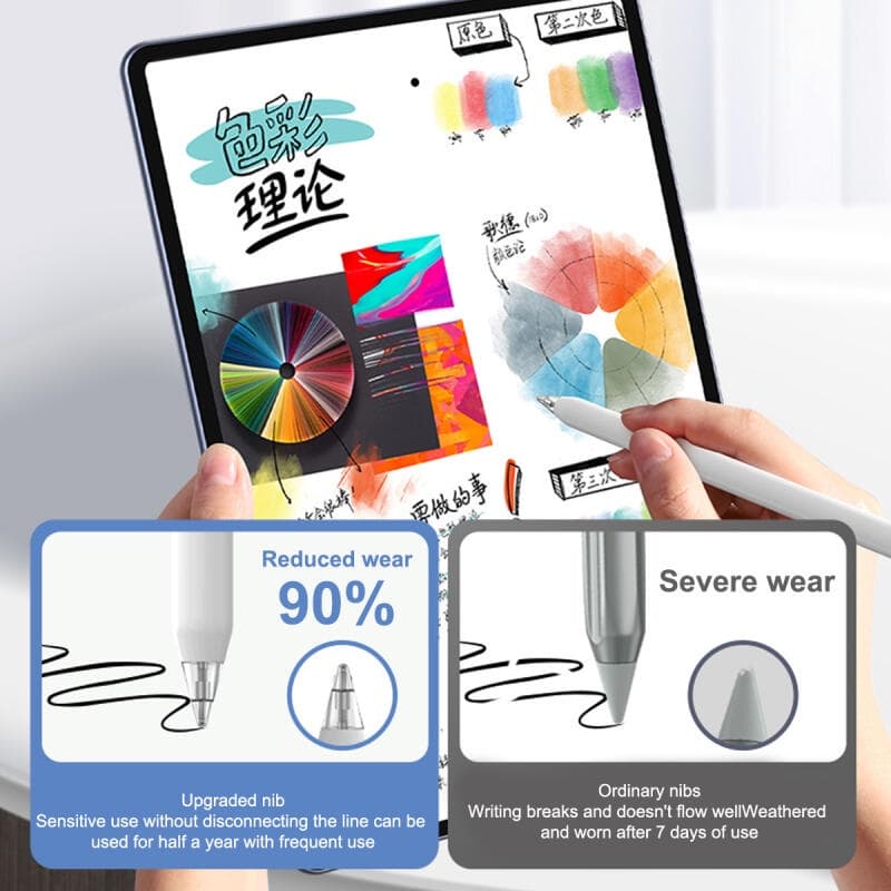 Hdoorlink หัวปากกาสไตลัส ชุบนิกเกิล แบบเปลี่ยน สําหรับ Huawei M-Pencil 2/3 Generation รูปที่ 8