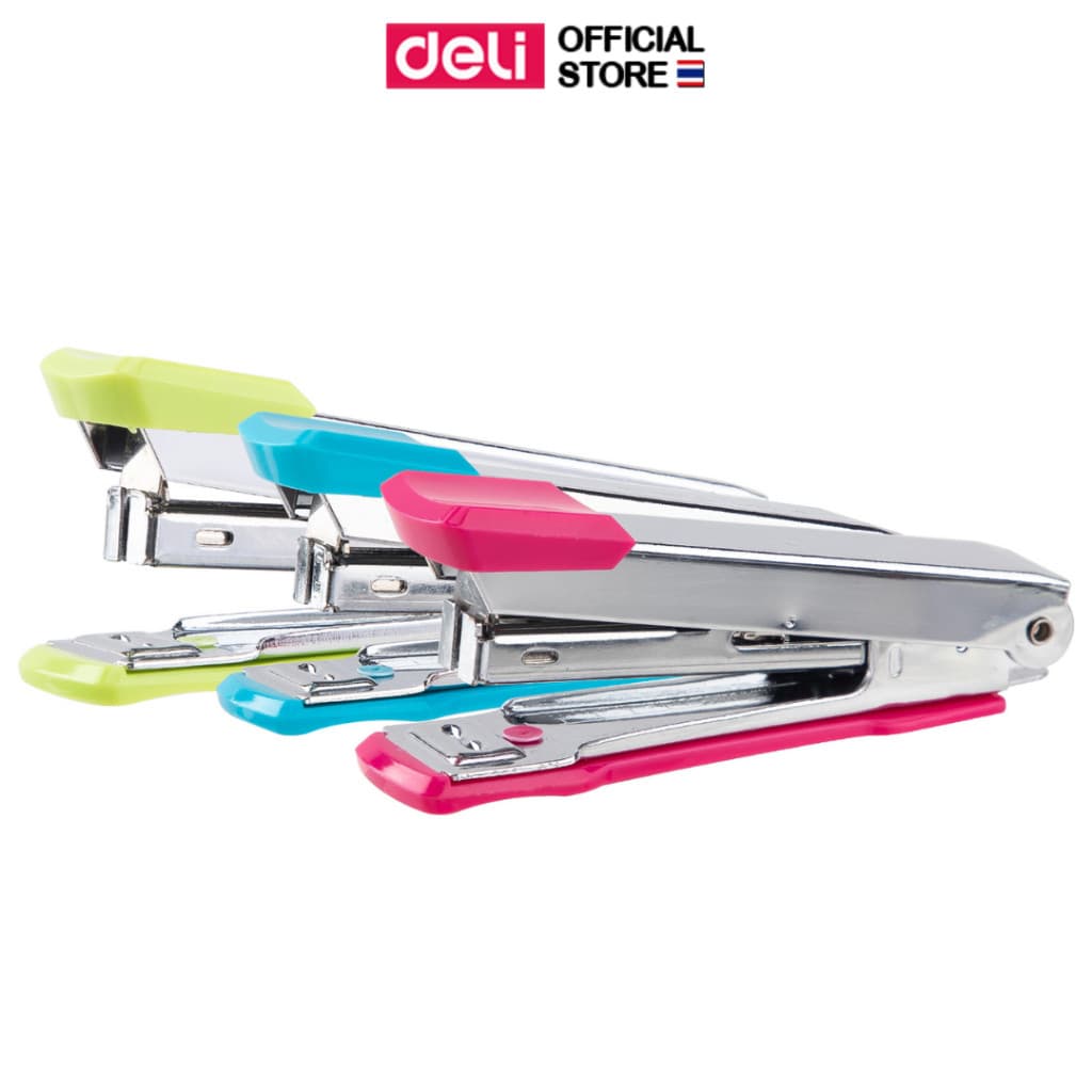 เครื่องเย็บกระดาษ เบอร์10 Deli 0224F เย็บได้ 15 แผ่น ขนาดกะทัดรัด ใช้งานสำนักงาน Stapler รูปที่ 9