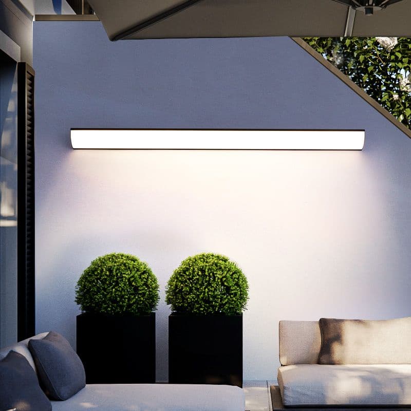 IP65 LED โคมไฟติดผนังกันน้ำกลางแจ้ง/โคมไฟผนัง ระเบียง LED โคมไฟติดผนังกลางแจ้ง/วิลล่าสวนกันน้ำ ไฟติดผนัง รูปที่ 2