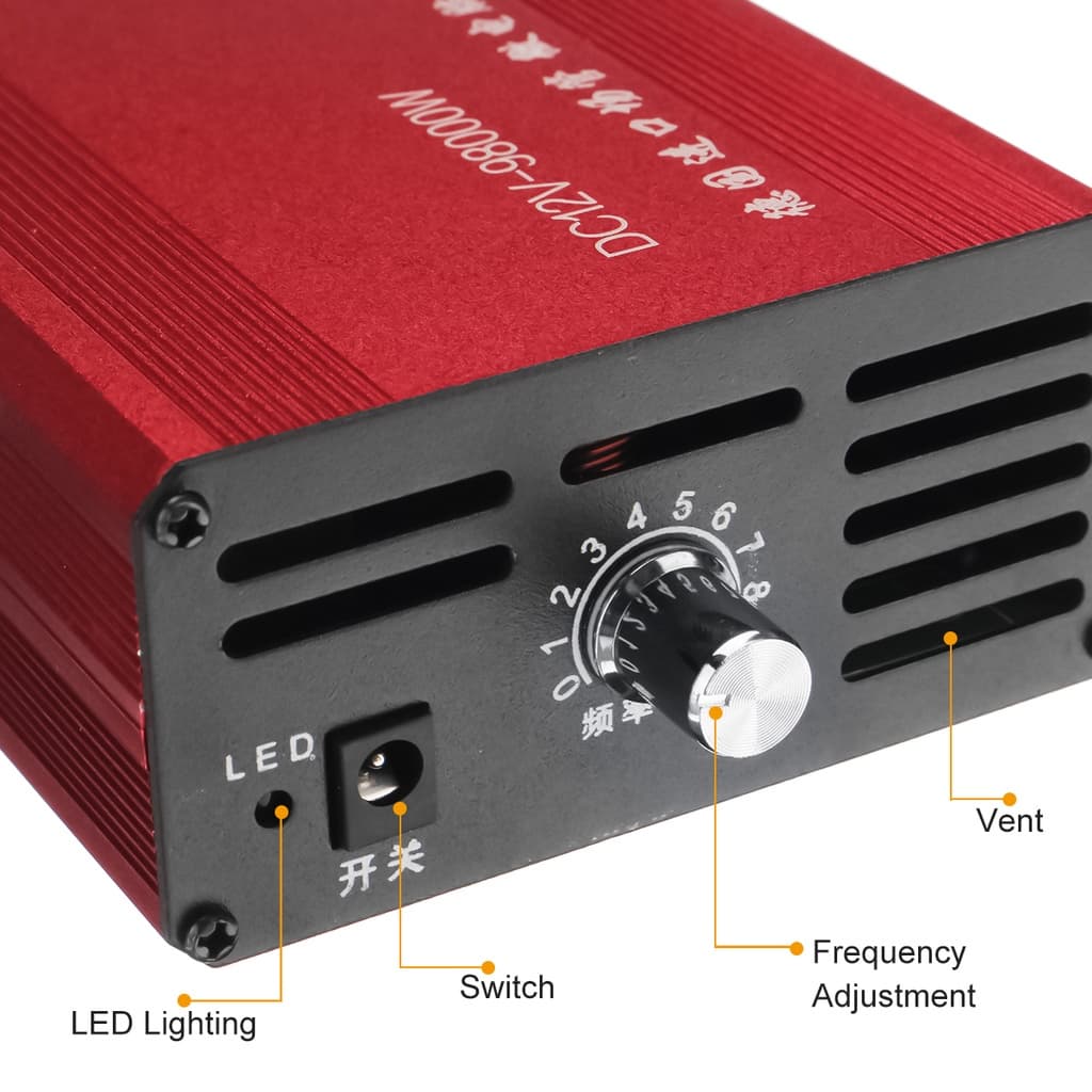 อัลตราโซนิกอินเวอร์เตอร์ 98000W DC 12V สีน้ำเงินเครื่องตกปลาไฟฟ้าอัลตราโซนิกอินเวอร์เตอร์เครื่องตกปลาฟิชเชอร์พลังงานสูง รูปที่ 5