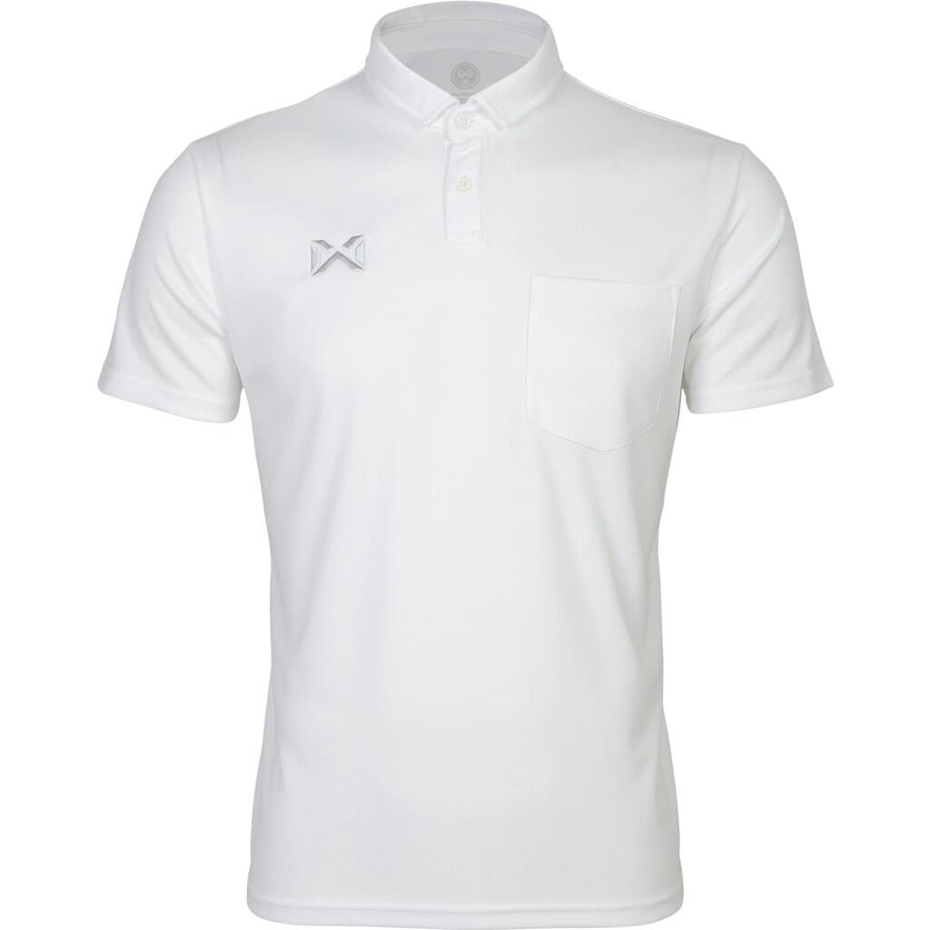 WARRIX รุ่น PIQUE PLUS มีกระเป๋าอกเสื้อ เสื้อโปโลวอริกซ์สีล้วน รูปที่ 7