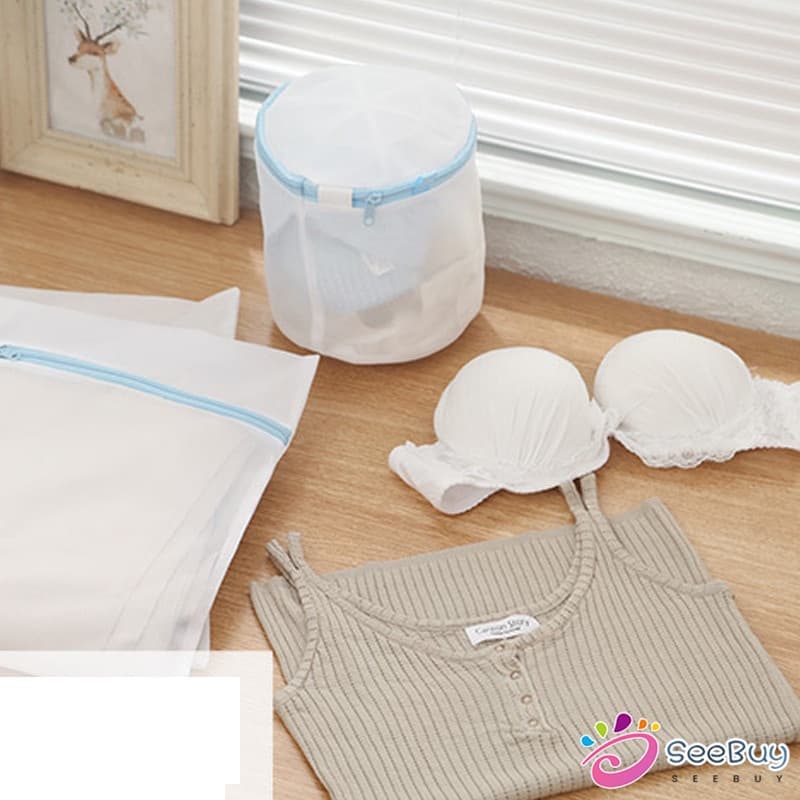 SUY ถุงซักผ้า เนื้อละเอียด ถุงซักถนอมผ้า laundry bag รูปที่ 7