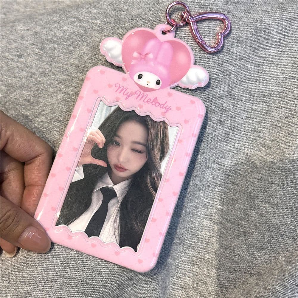 จี้ PVC รูปหัวใจน่ารัก ขนาด 10 ซม. สําหรับใส่บัตรอาหาร โฟโต้การ์ด รูปที่ 6