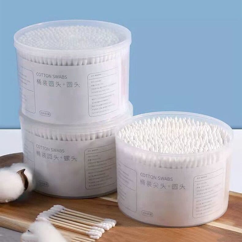 สำลีก้าน Cotton Bud 250 ก้าน หัวคู่ 2 ด้าน ใช้งานได้หลากหลาย พร้อมกล่องเก็บ กันฝุ่น นุ่ม ปลอดภัย รูปที่ 9
