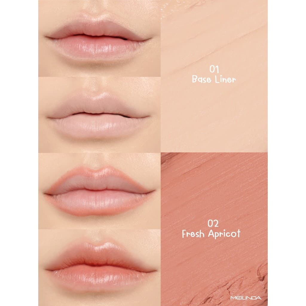 Meilinda Crayon Over Liner ลิปไลเนอร์ เขียนขอบปาก พร้อมแปรงเบลนด์ รูปที่ 7