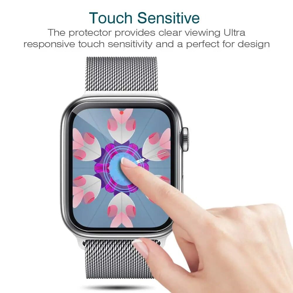 ฟิล์มกระจกนิรภัยกันรอยหน้าจอ HD สําหรับ Apple Watch Ultra2/Series 7/8/6/SE/5/4 ขนาด 49/44/40/45/41/38/42 มม. iWatch รูปที่ 7