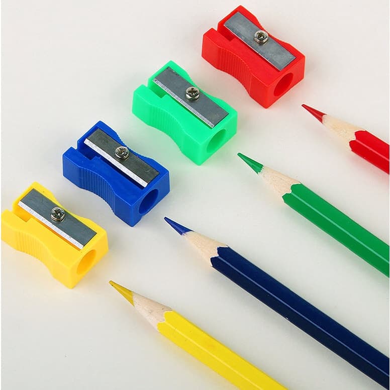 กบเหลาดินสอ สี่เหลี่ยม มาตรฐาน รุ่นประหยัด S0087 มีหลายสี เครื่องเขียน ของแจก ของแถม รูปที่ 6