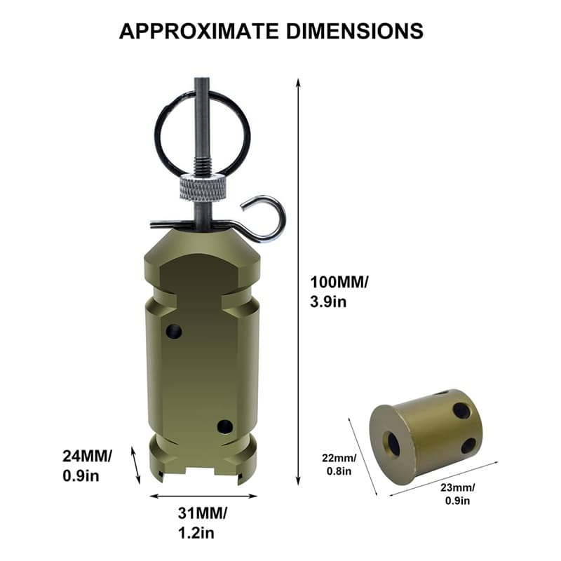 Permeter Trip Wire Alarm อุปกรณ์ 12 Gauge อะไหล่อุปกรณ์เสริม 22 ตัวเลือก Early Warning Security System สําหรับ Camping Security