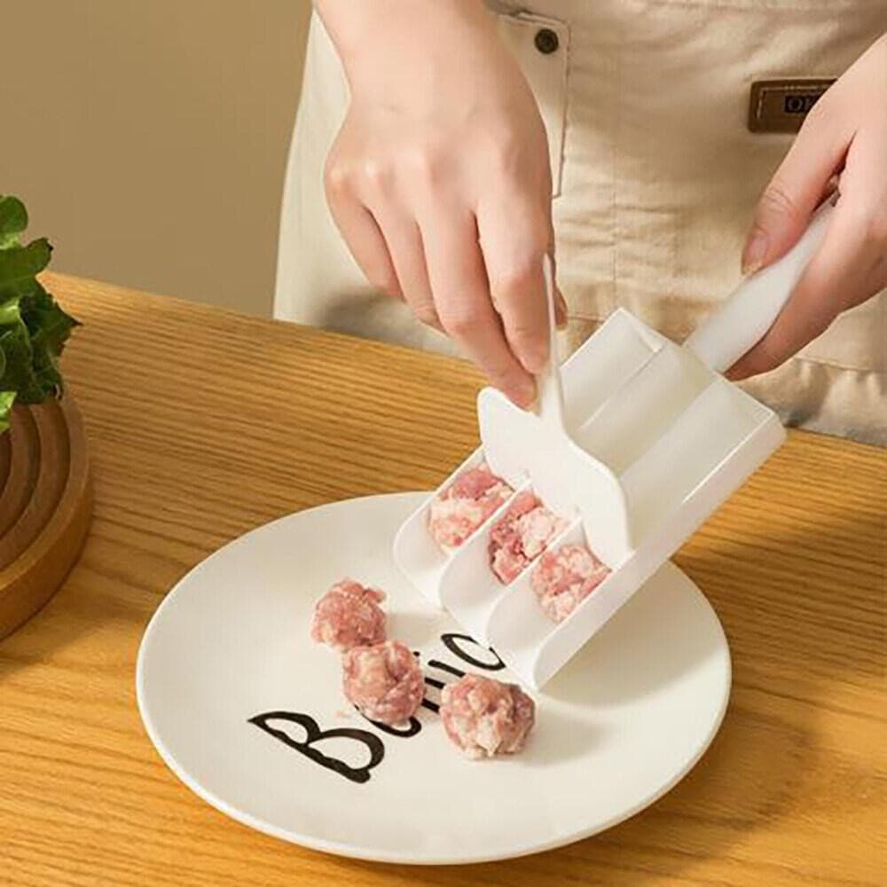อุปกรณ์ทำลูกชิ้นพกพา กดง่าย ได้ลูกชิ้นสวย เหมาะสำหรับลูกชิ้นหมู ปลา ไก่ และคร็อกเก้ รูปที่ 8