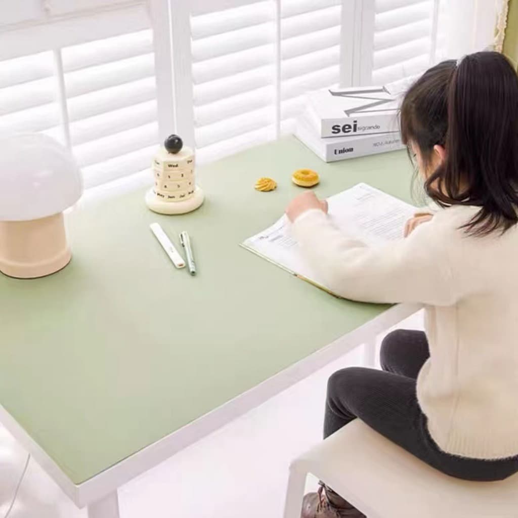 แผ่นรองเมาส์ หนัง desk pad mouse pad gaming PU Leather 30*60 40*80 45*90cm แผ่นปูโต๊ะทํางาน แผ่นรองเขียน แผ่นรองโต๊ะคอม รูปที่ 9