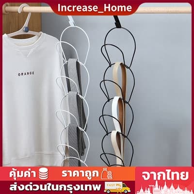 ที่แขวนหมวก แบบเหล็ก ไม่ต้องเจาะ อเนกประสงค์ ประหยัดพื้นที่ 5 ชิ้น ไม่มีร่องรอย ราวแขวนเสื้อผ้าแบบไม่มีกระเป๋า รูปที่ 1