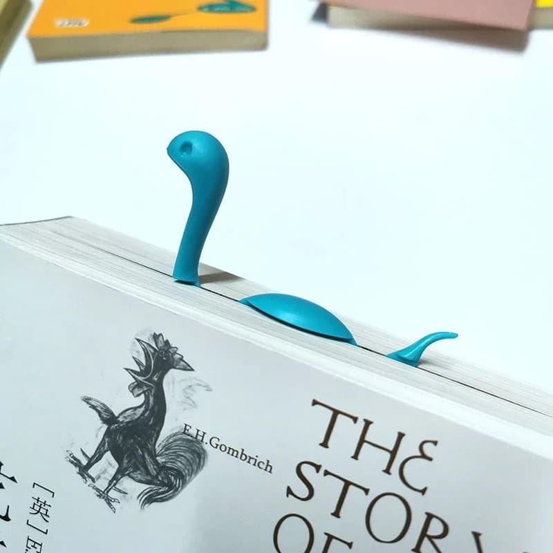ที่คั่นหนังสือมอนสเตอร์ทะเลสาบหน้าอ่านหนังสือตลกคลิป 3ง สร้างสรรค์หนังสือนวนิยายสัตว์เครื่องหมาย รูปที่ 5