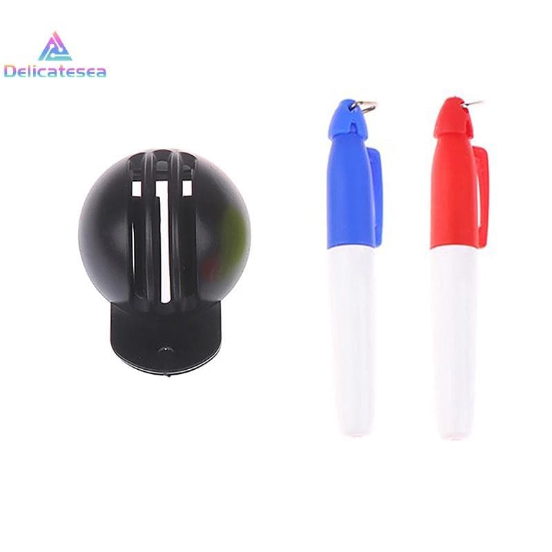 1 ชุด Golf Marker เครื่องมือมือพร้อมปากกา Golfing Marker เครื่องมือชุดจัดตําแหน่งพร้อมปากกามาร์กเกอร์ลูกกอล์ฟวาดสายเครื่องมือใหม่ รูปที่ 7