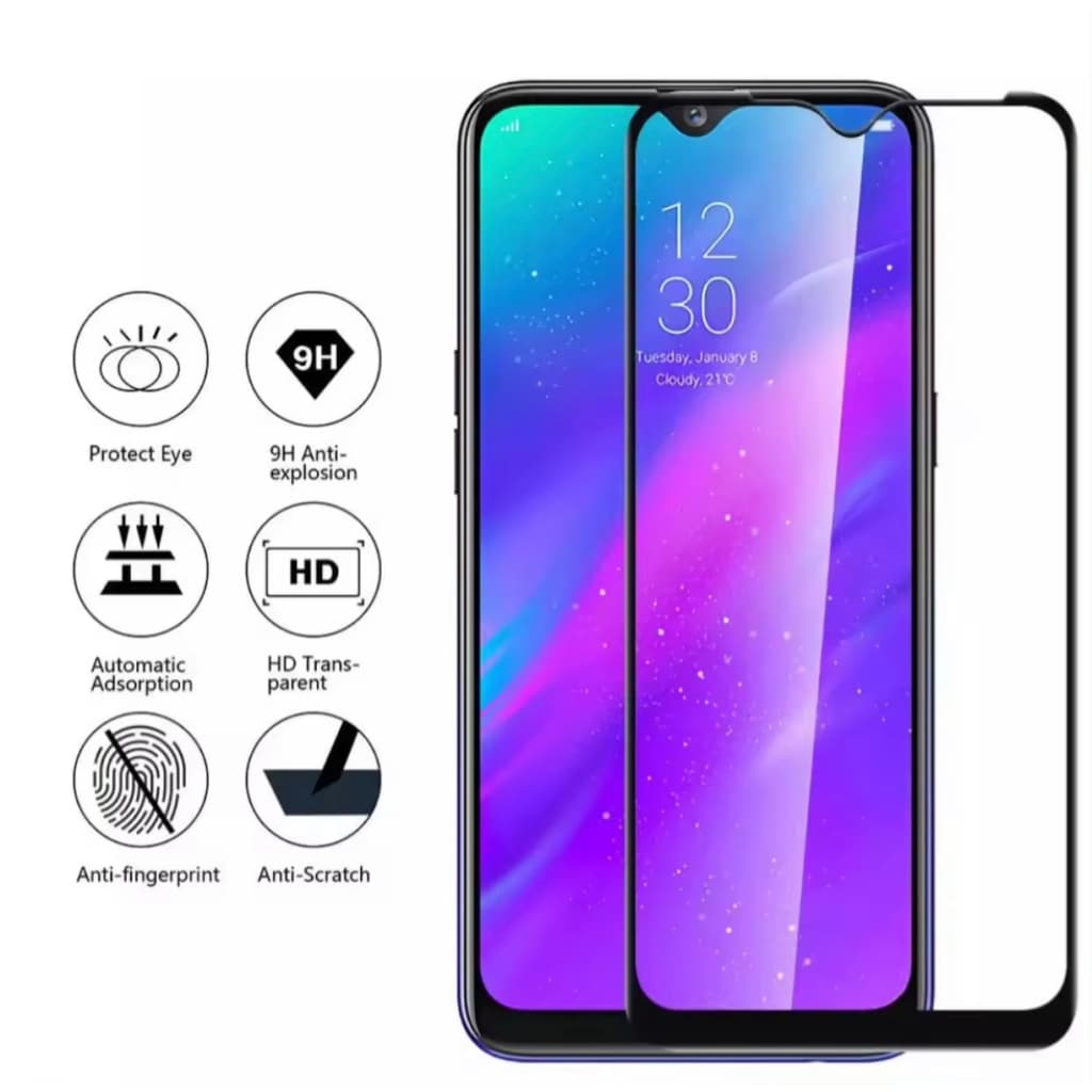 ฟิล์มกระจก For SAMSUNG กระจกนิรภัย HD A07 A17 A37 A57 A56 A26 A05 A05S A14 A24 A34 A16 A12 A06 A13 A15 A22 ใส รูปที่ 2